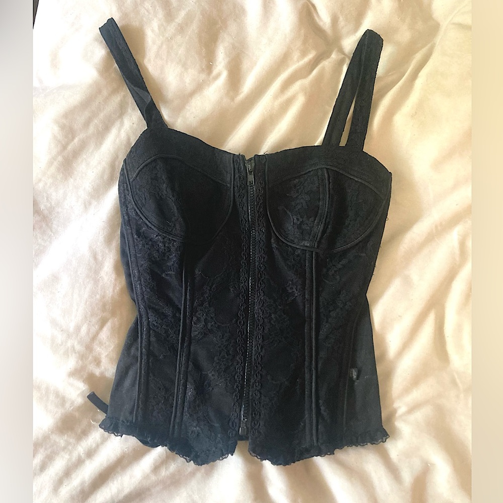 Tripp NYC brocade corset. Authentic y2k goth vibes.